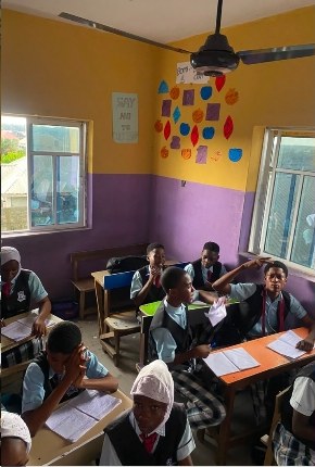 Quiet classroom session