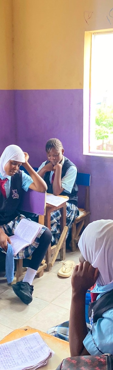 Students reading in a Real Light Schools classroom