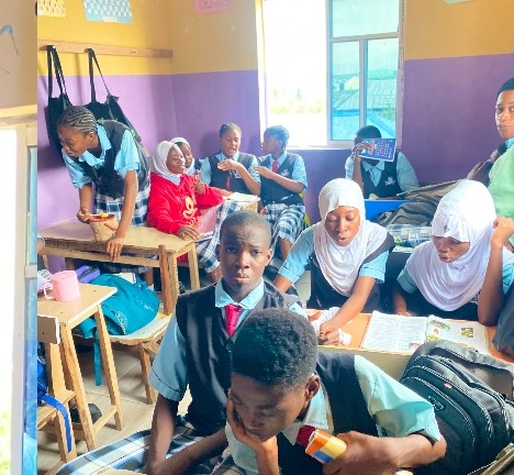 Engaged students at Real Light Schools